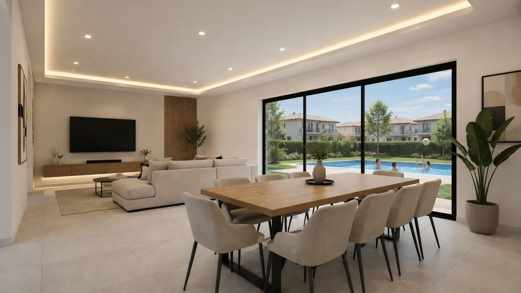 TOIT PLAT 138m2 4 CH — modèle de maison
