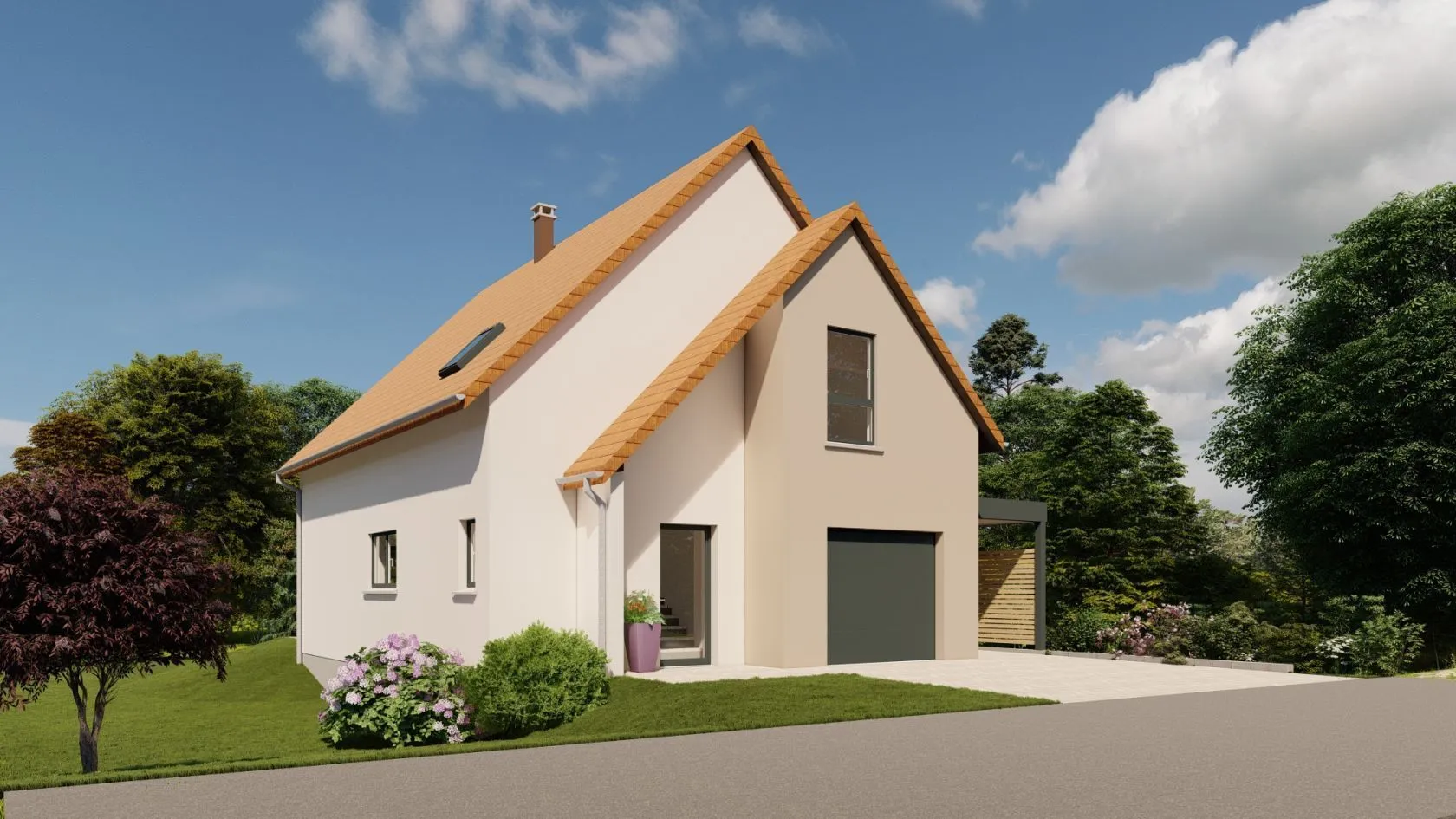 Maison neuve 111 m² à Scharrachbergheim-Irmstett (67310)