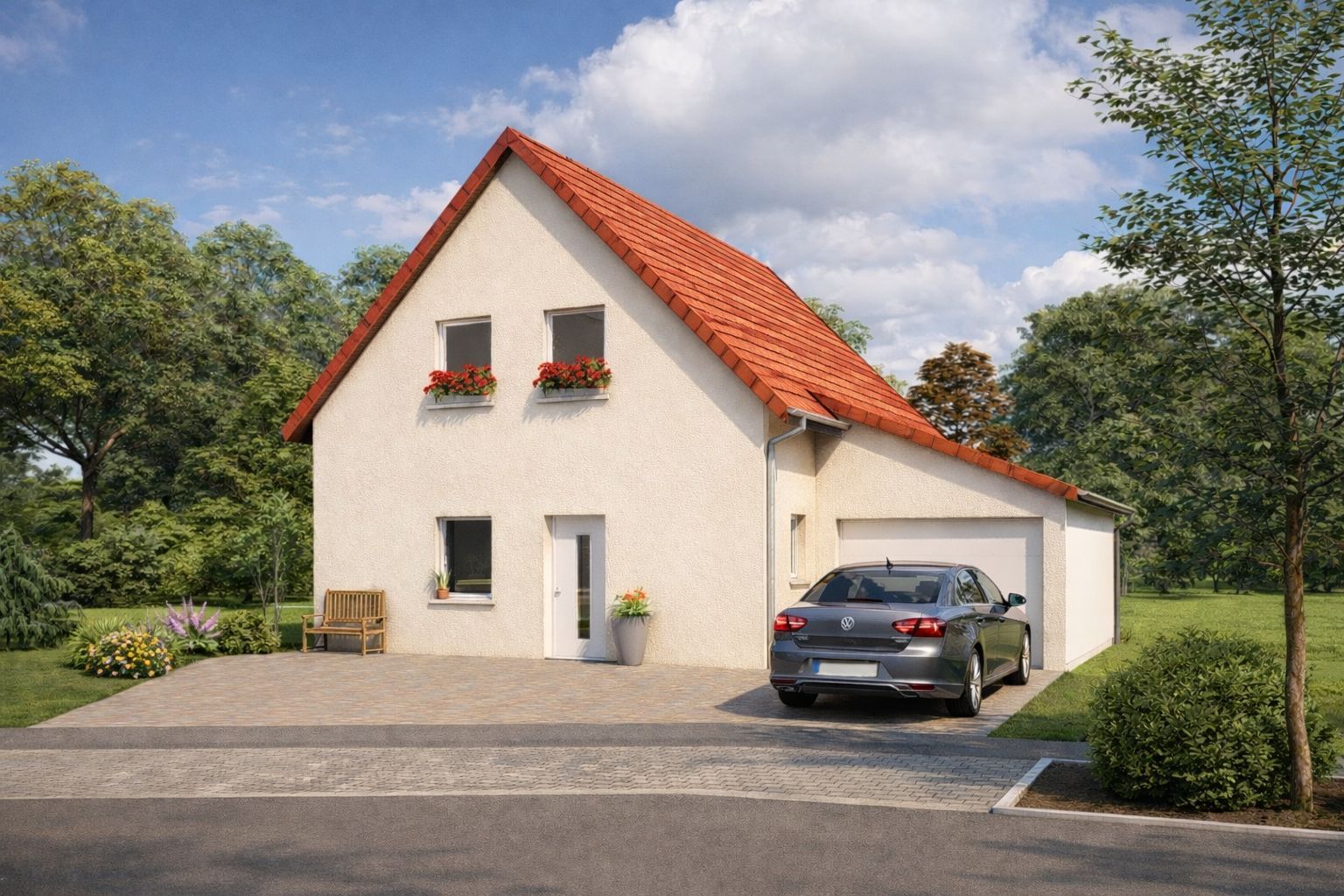 Maison neuve 107 m² à Lampertsloch (67250)