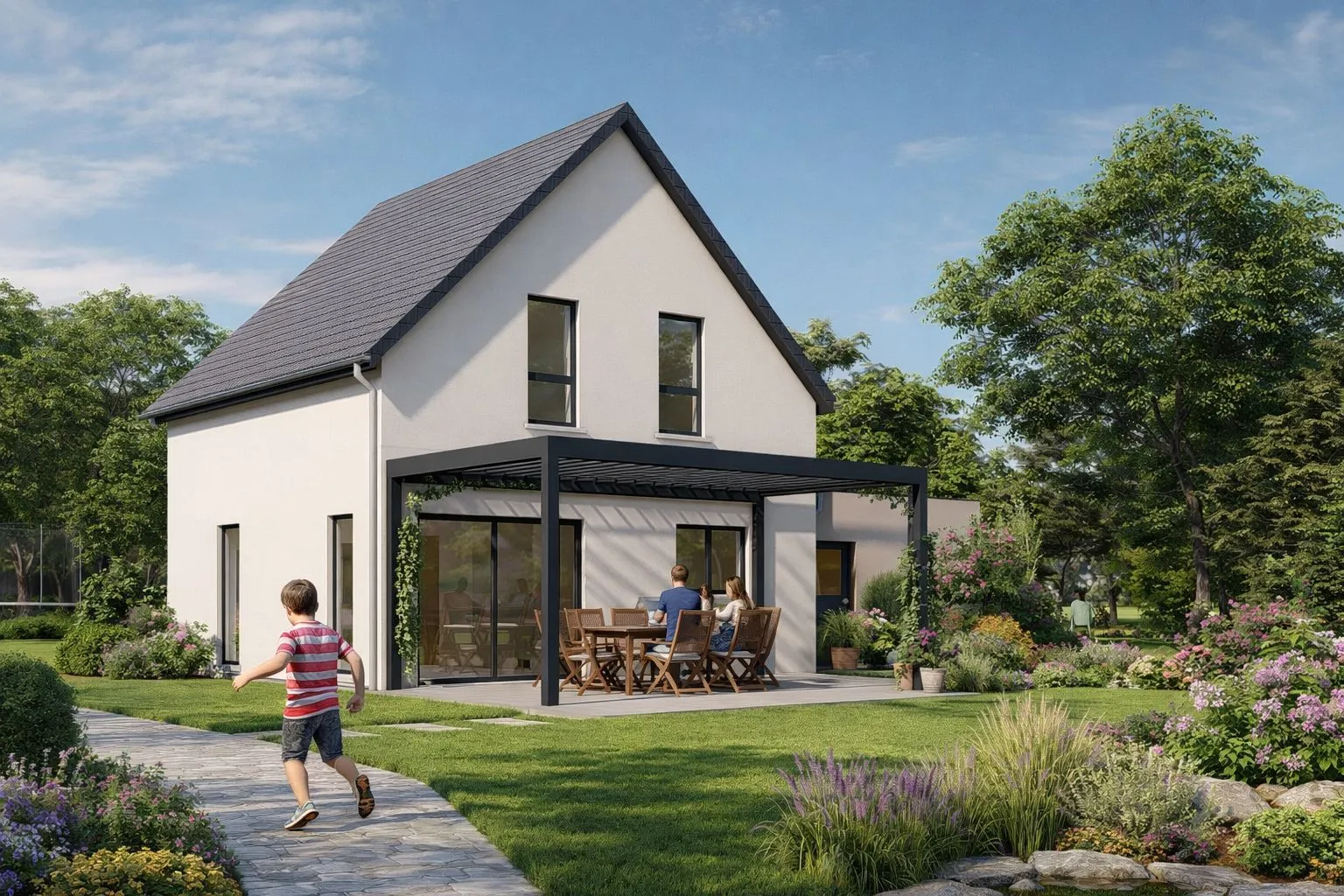 Maison neuve 82 m² à Osthouse (67150)