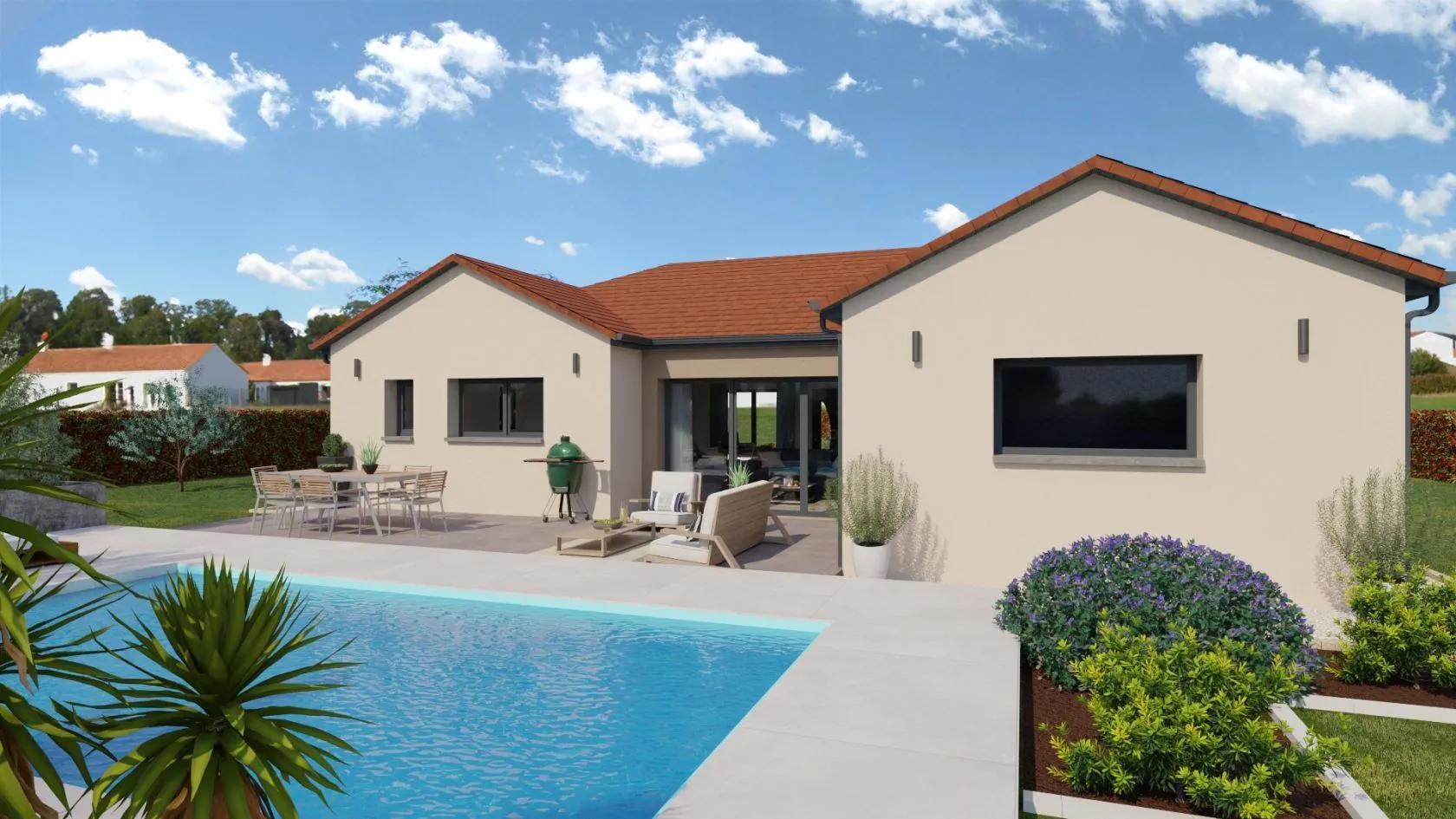Maison neuve 100 m² à Leynes (71570)