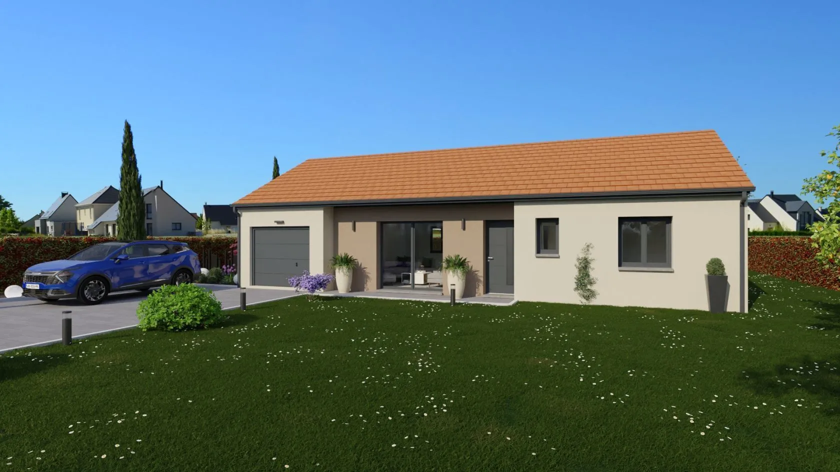 Maison neuve 98 m² à Gueugnon (71130)
