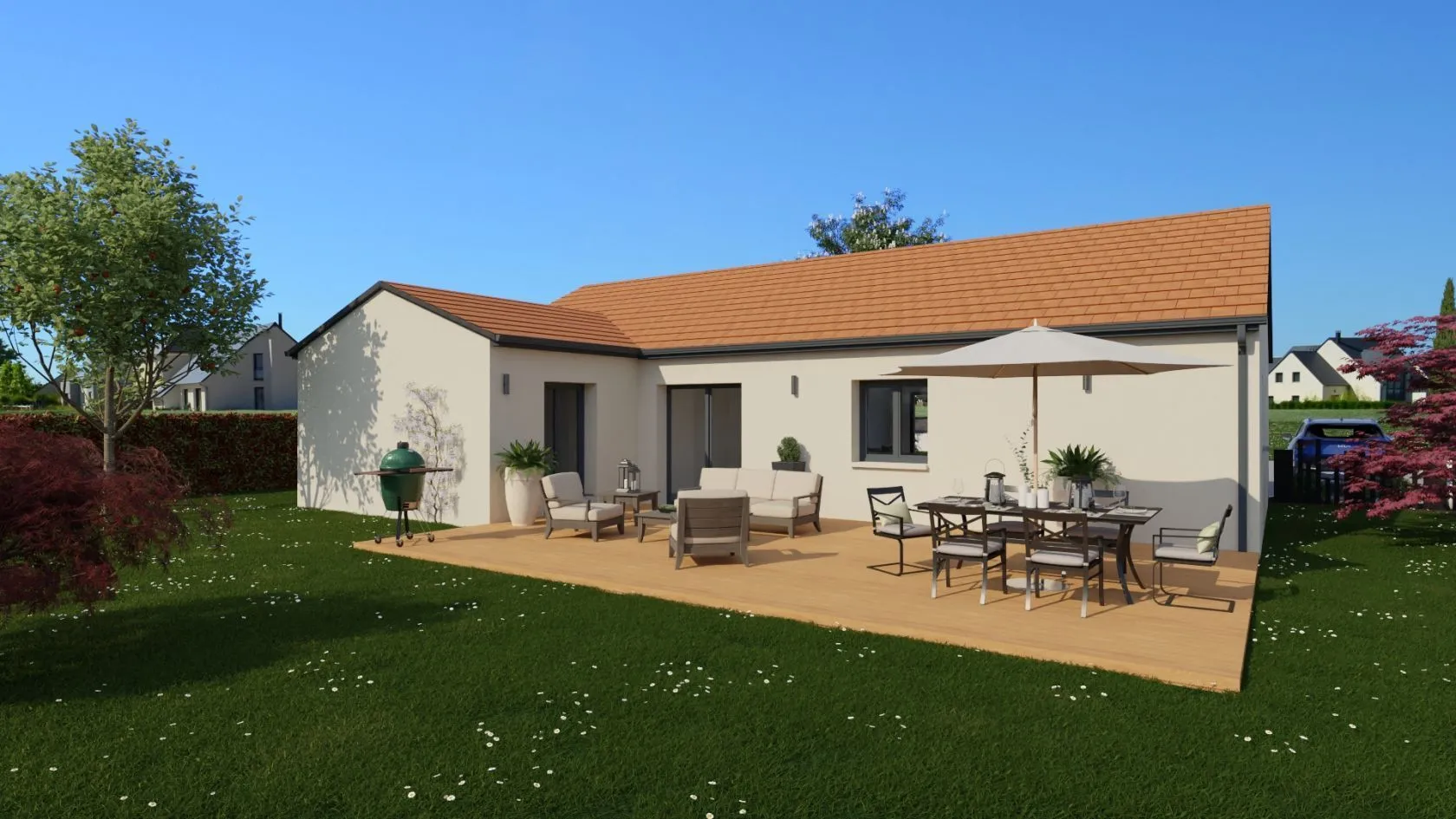Maison neuve 98 m² à Gueugnon (71130)