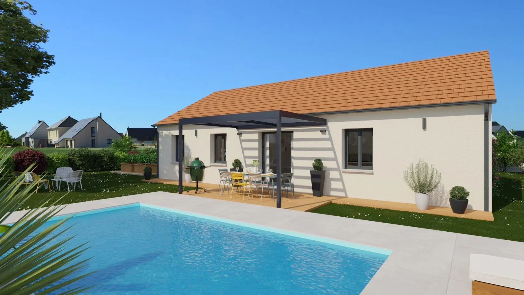 Maison neuve 90 m² à Palinges (71430)