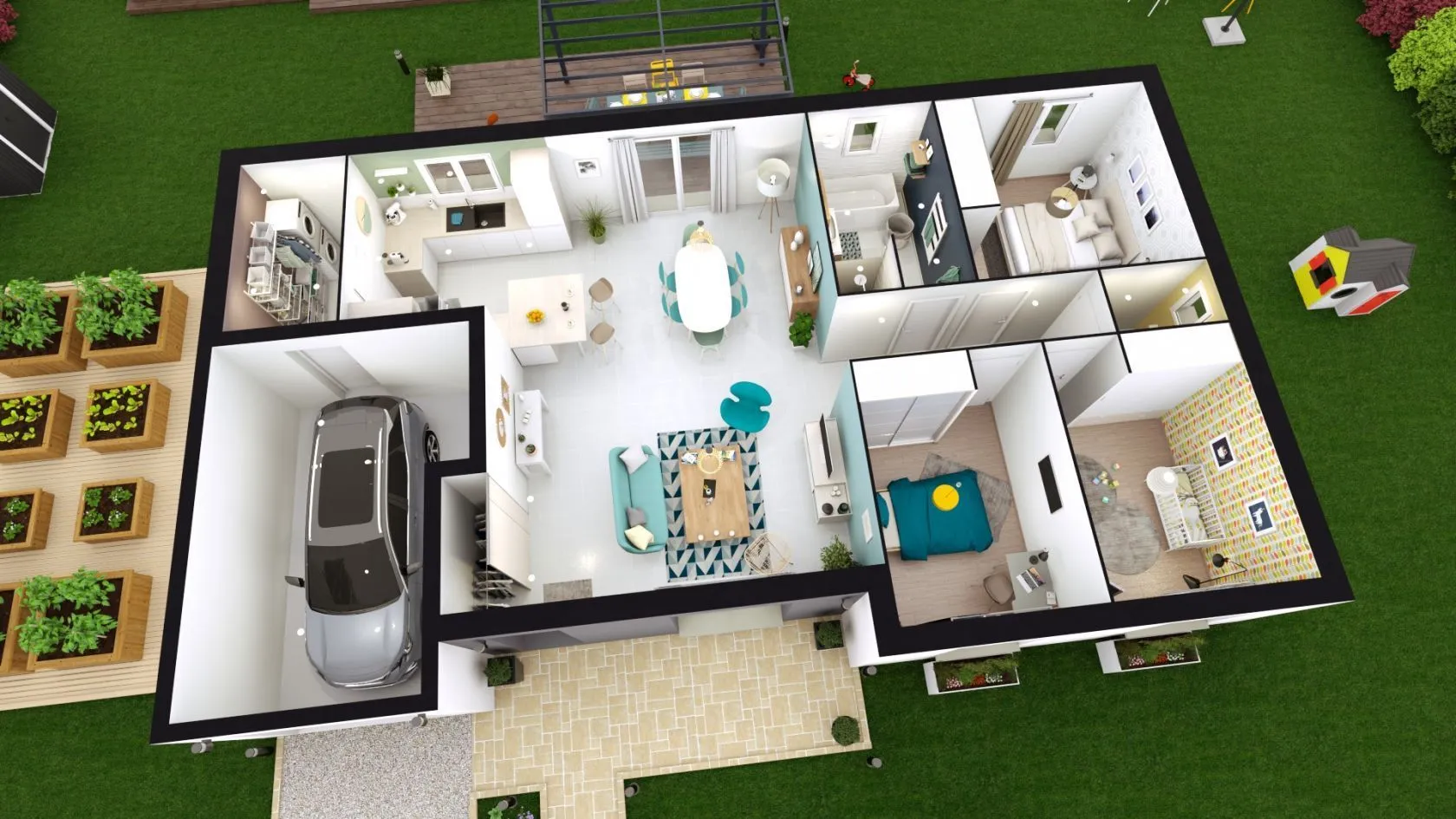 Maison neuve 90 m² à Perrier (63500)