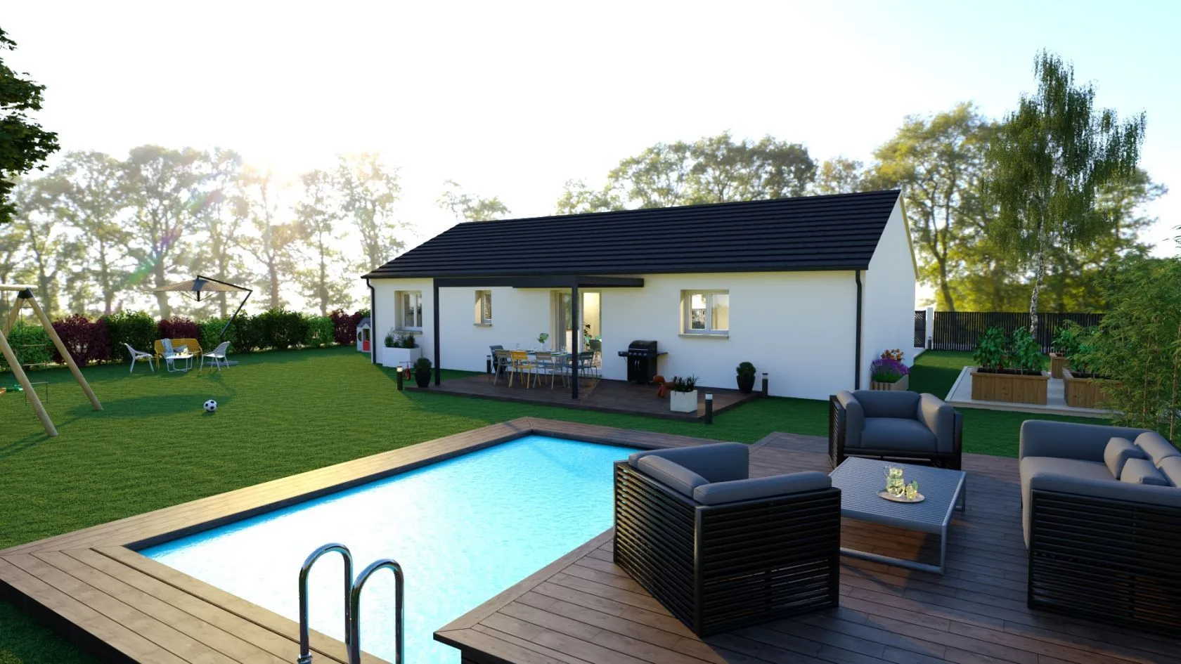 Maison neuve 90 m² à Perrier (63500)