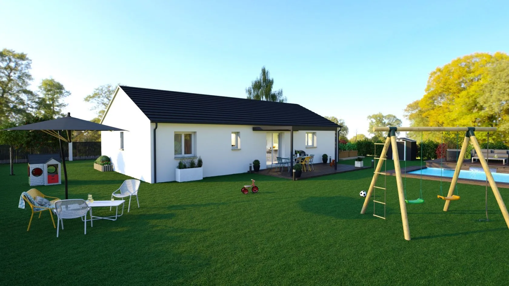 Maison neuve 90 m² à Perrier (63500)