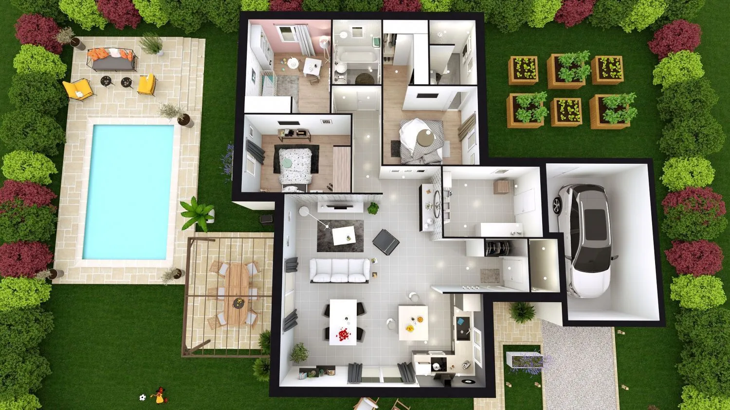 Maison neuve 101 m² à Cluny (71250)