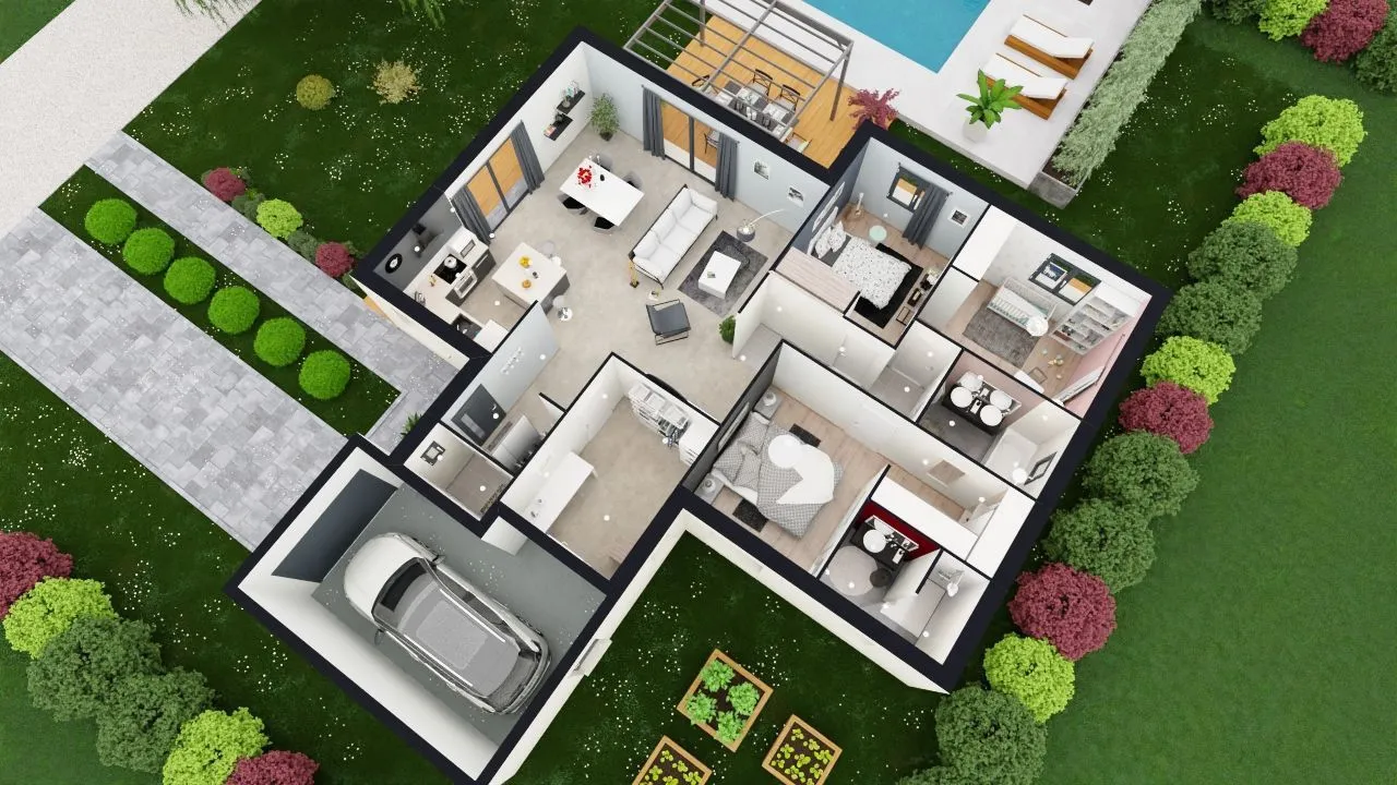 Maison neuve 101 m² à Cluny (71250)