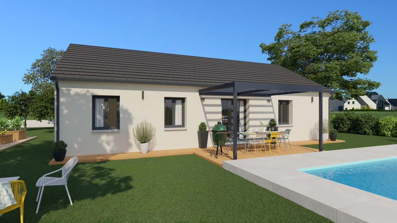 Maison neuve 90 m² à Saint-Maurice-de-Satonnay (71260)