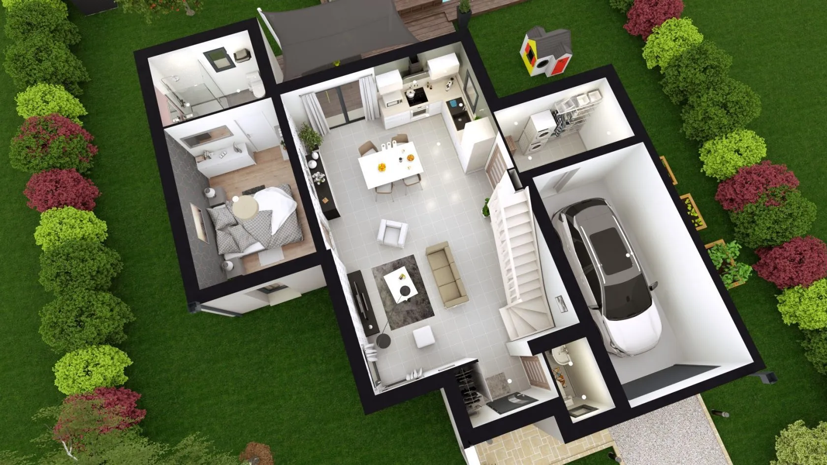 Maison neuve 99 m² à Crêches-sur-Saône (71680)