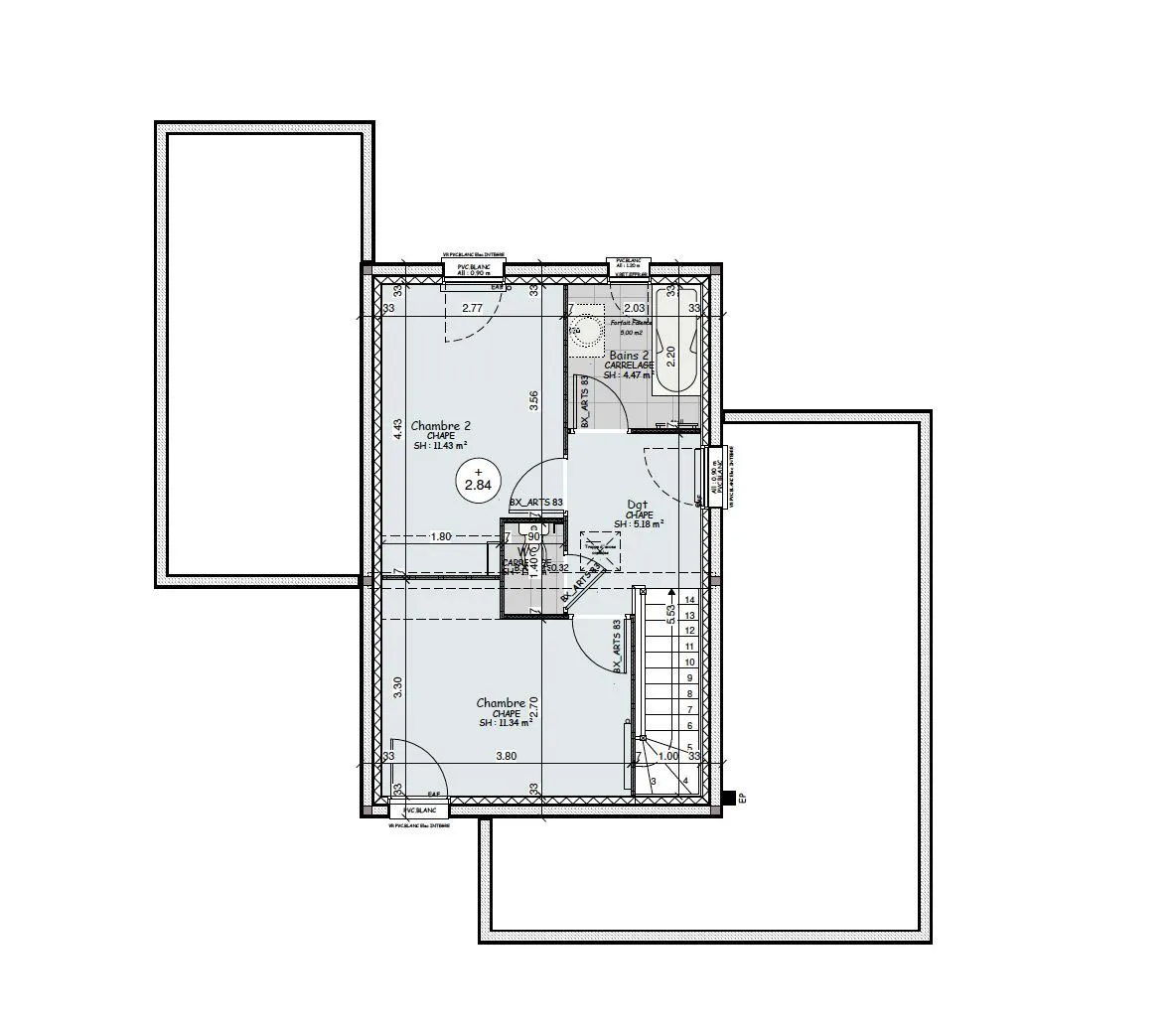 Maison neuve 99 m² à Crêches-sur-Saône (71680)