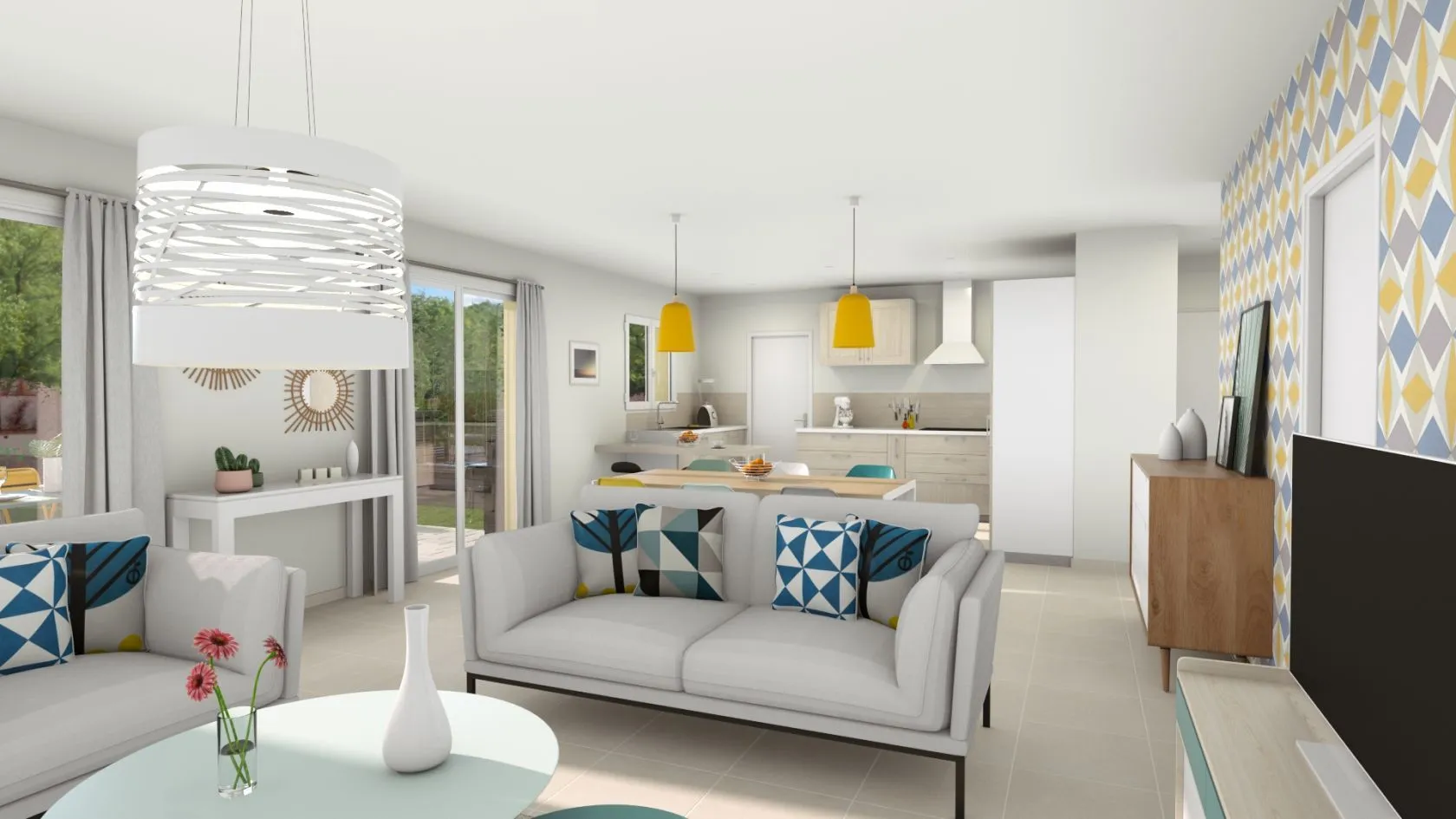 Maison neuve 96 m² à Saint-Léger-lès-Paray (71600)