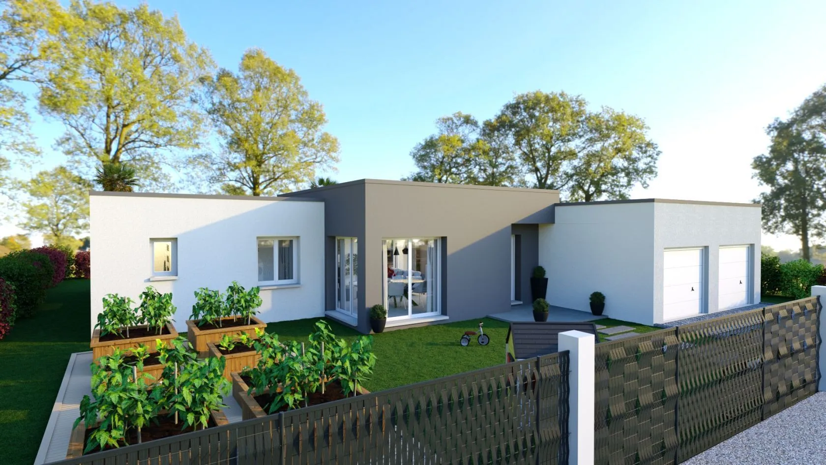 Maison neuve à Montceaux