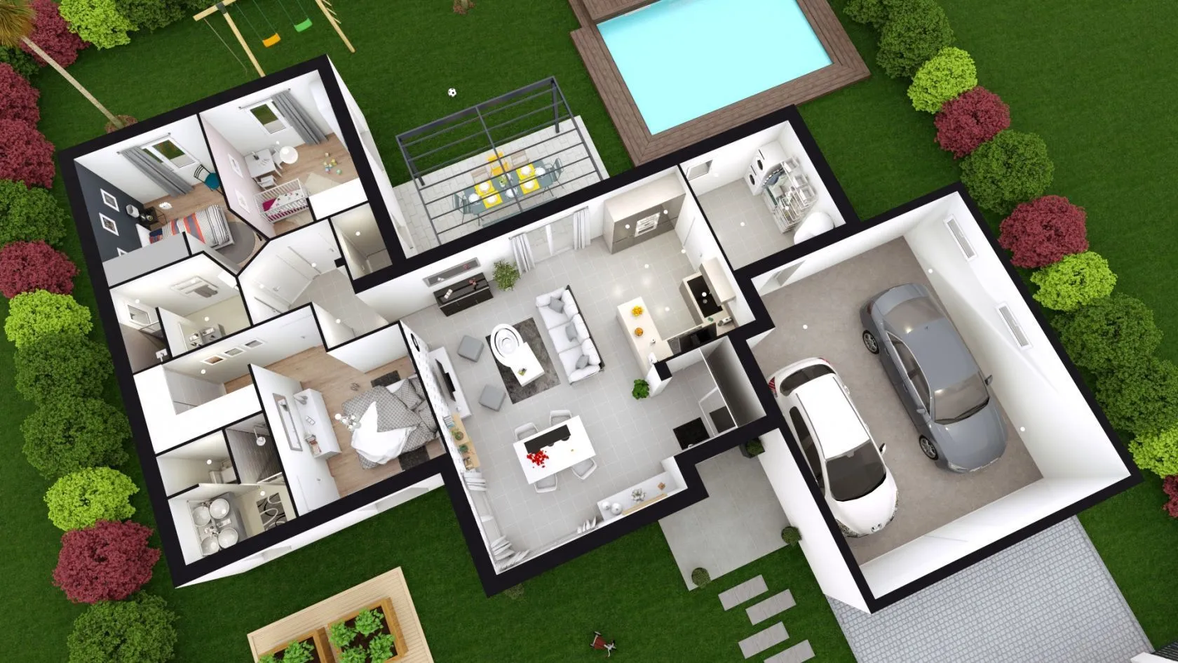 Maison neuve 102 m² à Mozac (63200)
