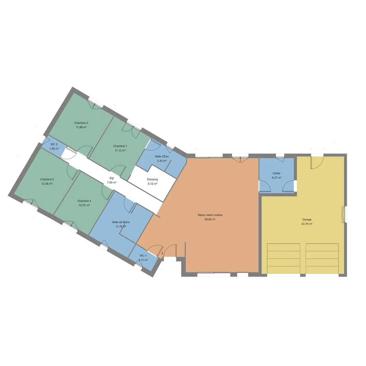 Maison neuve 142 m² à Parent (63270)
