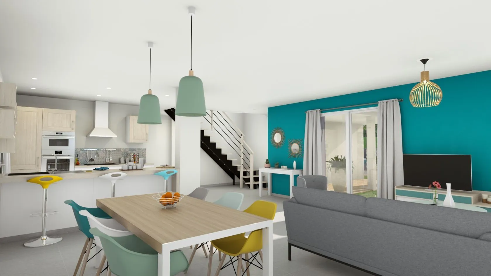 Maison neuve 125 m² à Saint-Didier-sur-Chalaronne (01140)