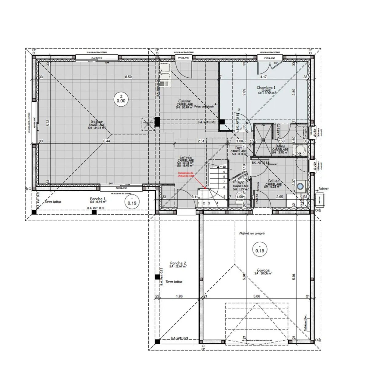 Maison neuve 125 m² à Saint-Didier-sur-Chalaronne (01140)