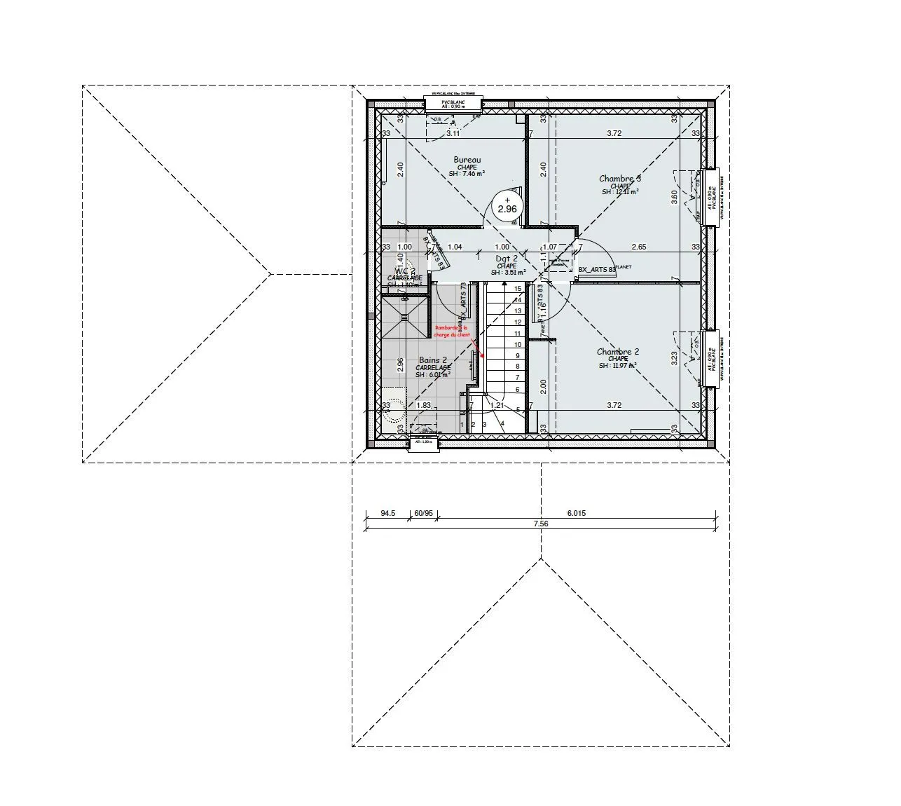 Maison neuve 125 m² à Saint-Didier-sur-Chalaronne (01140)