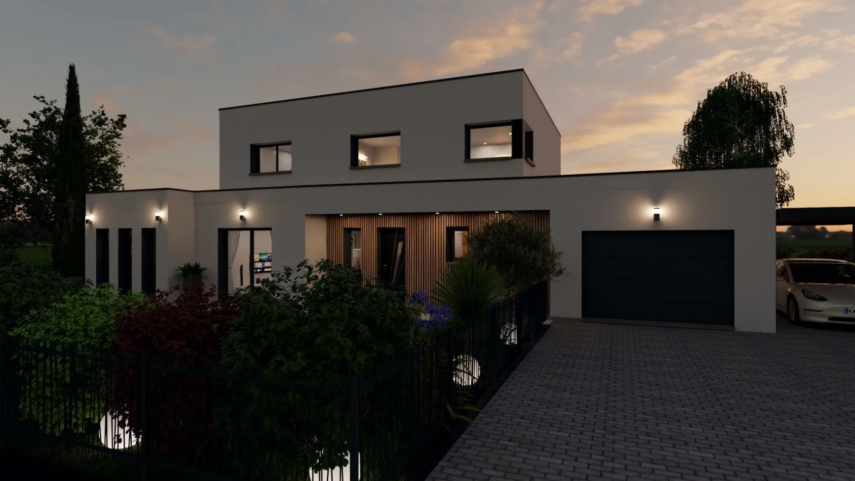 Maison neuve à Bage-la-Ville