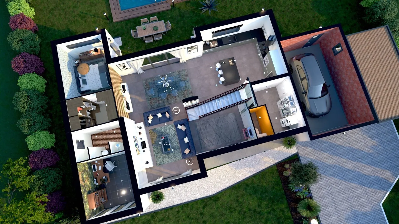 Maison neuve 172 m² à Saint-Andre-de-Corcy (01390)