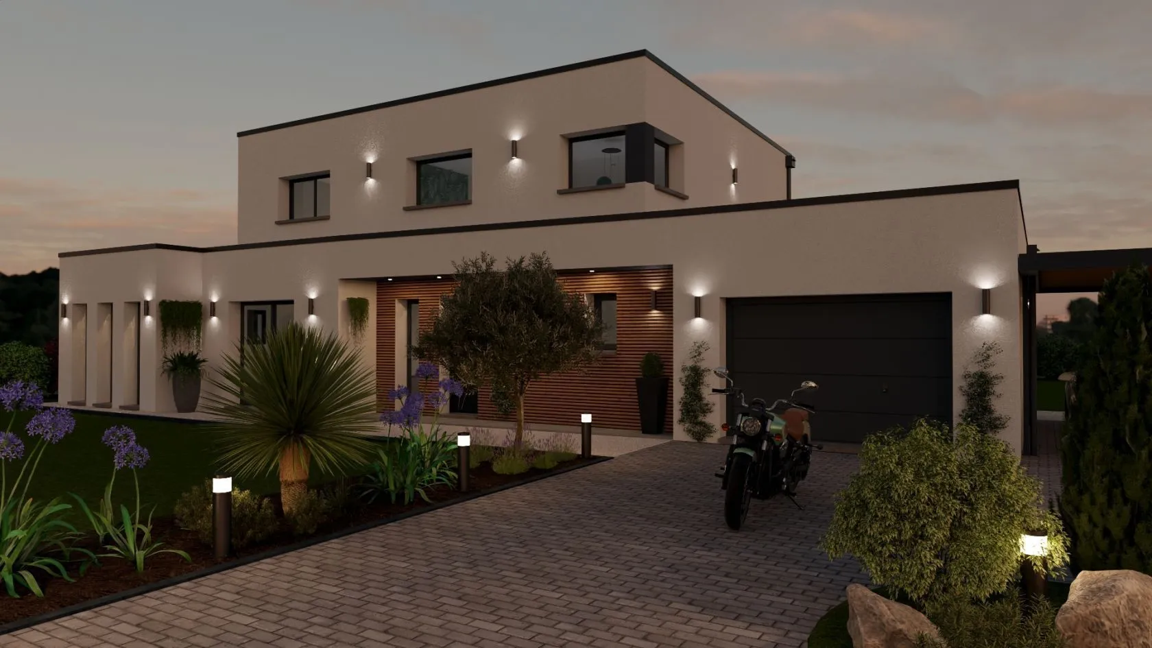 Maison neuve 172 m² à Saint-Andre-de-Corcy (01390)