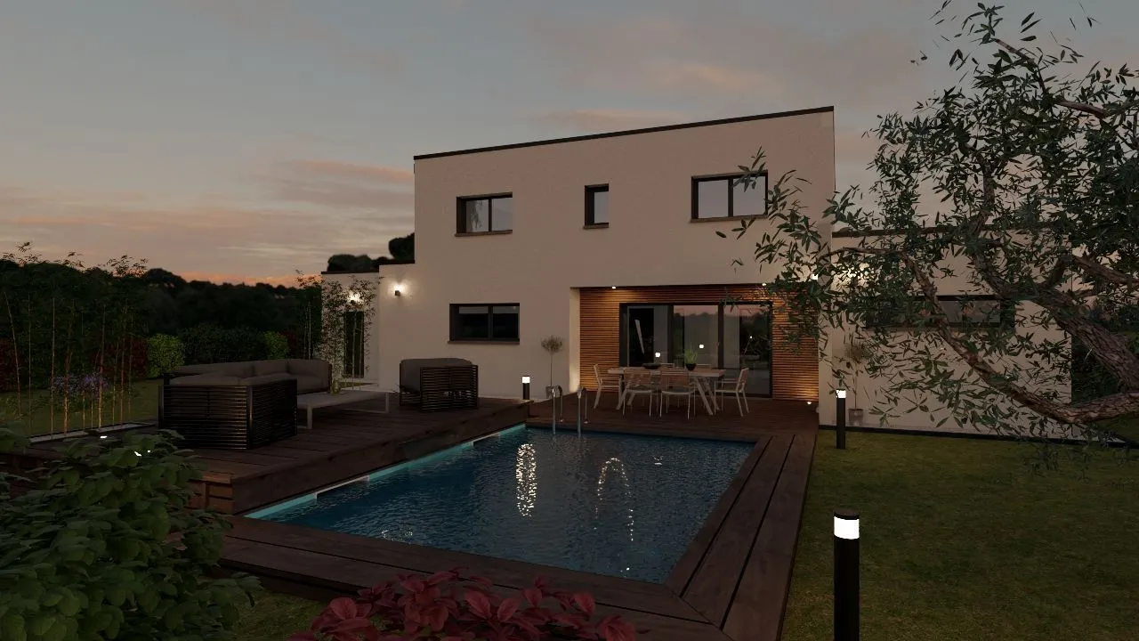 Maison neuve 172 m² à Saint-Andre-de-Corcy (01390)