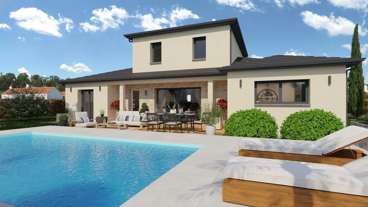 Maison neuve 131 m² à Villefranche-sur-Saône (69400)
