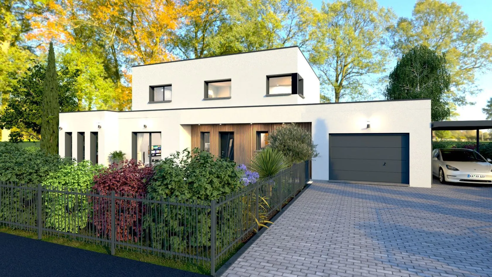 Maison neuve à Saint-Maurice-de-Satonnay