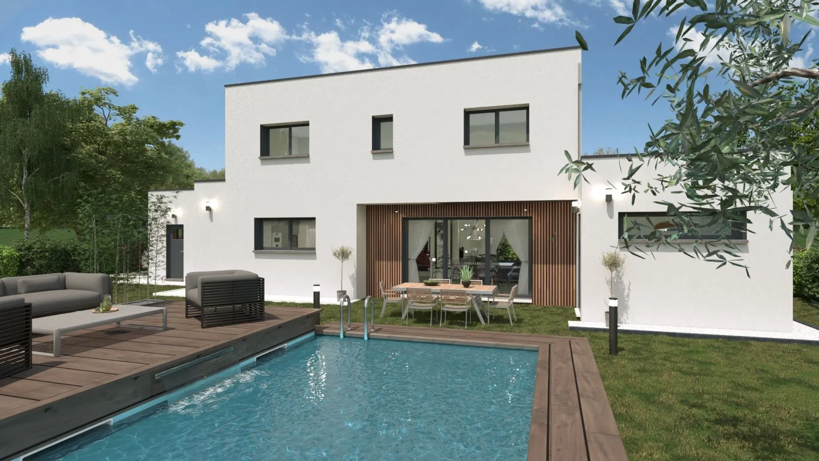 Maison neuve 172 m² à Saint-Maurice-de-Satonnay (71260)