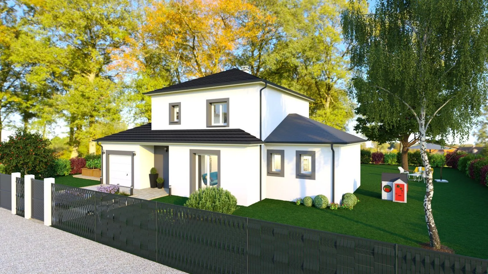 Maison neuve 124 m² à Dompierre-les-Ormes (71520)