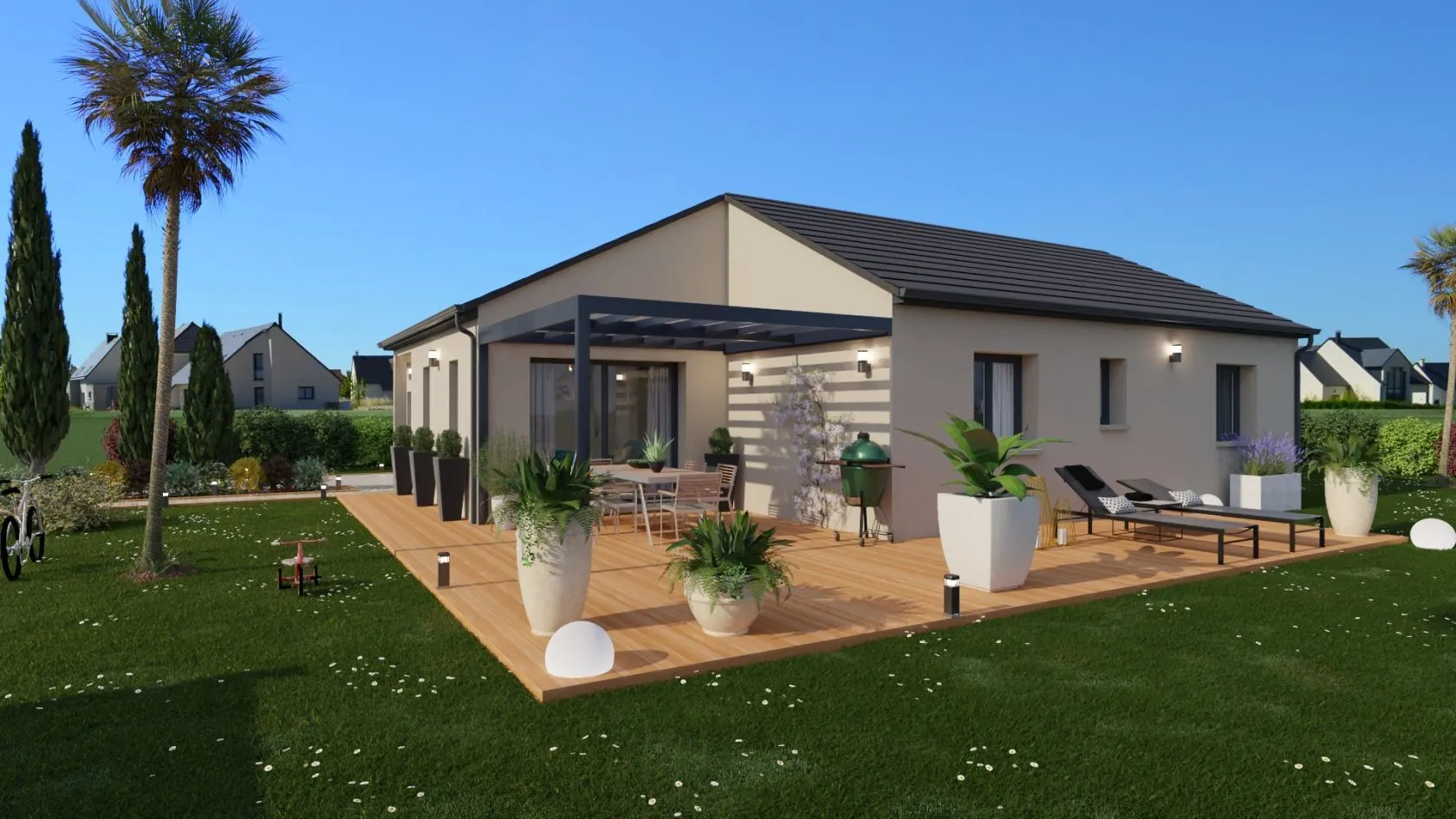 Maison neuve 91 m² à Aulnat (63510)