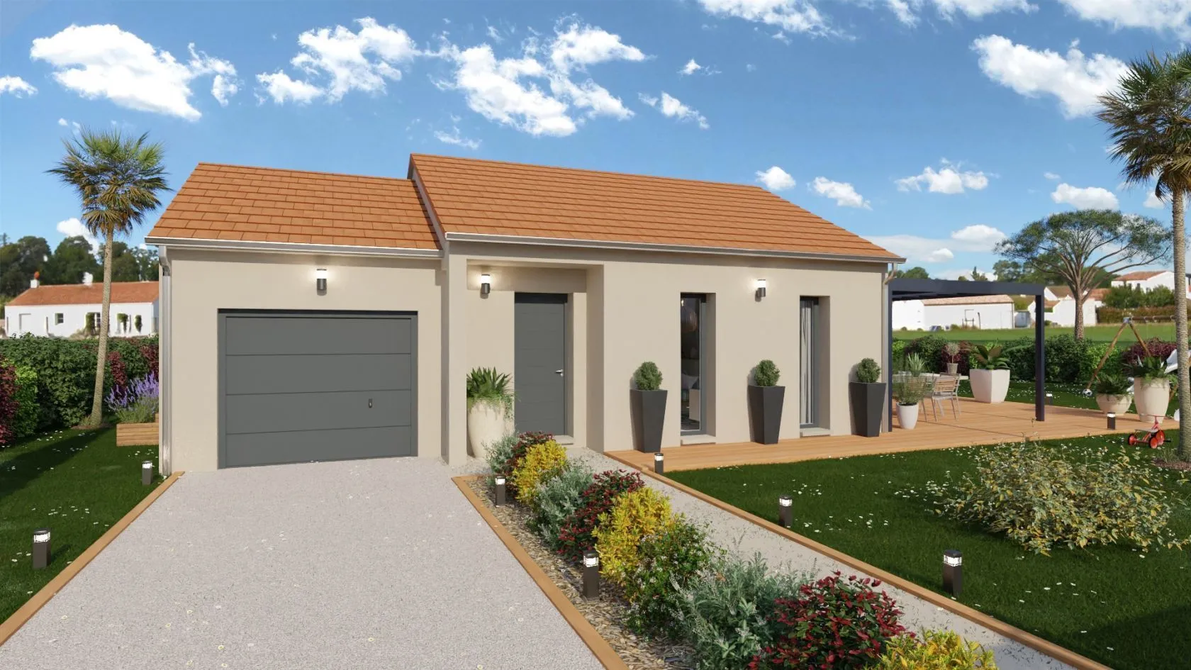 Maison neuve à Ozan