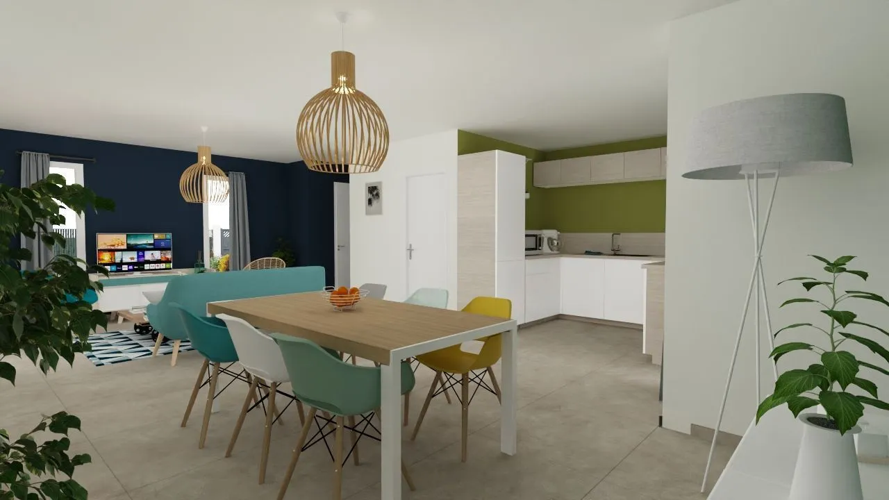 Maison neuve 91 m² à Ozan (01190)