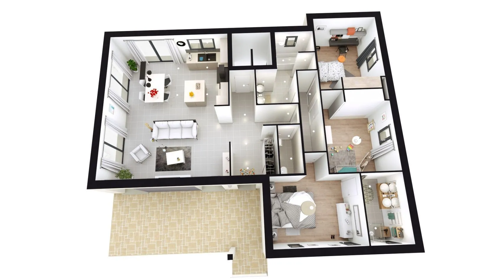 Maison neuve 105 m² à Saint-Pierre-Roche (63210)