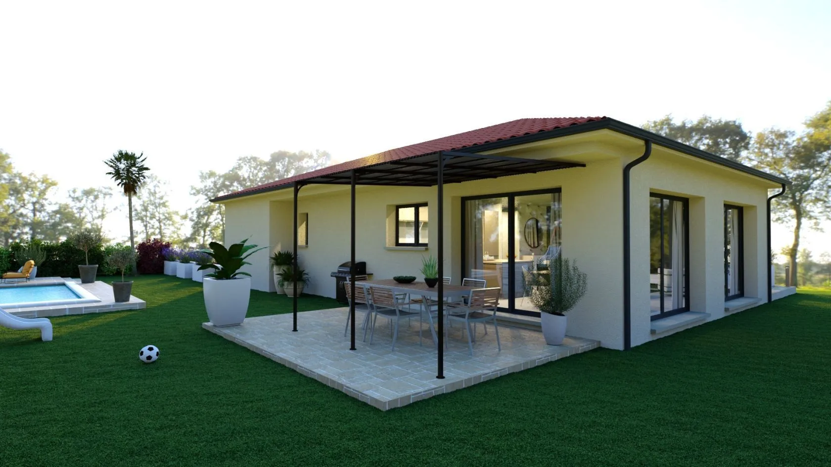 Maison neuve 105 m² à Saint-Pierre-Roche (63210)