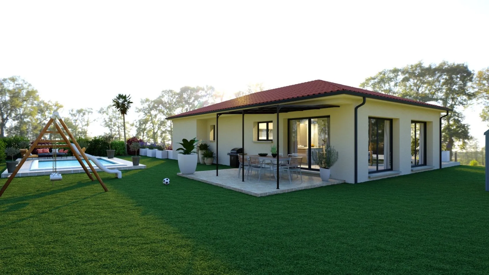 Maison neuve 105 m² à Saint-Pierre-Roche (63210)