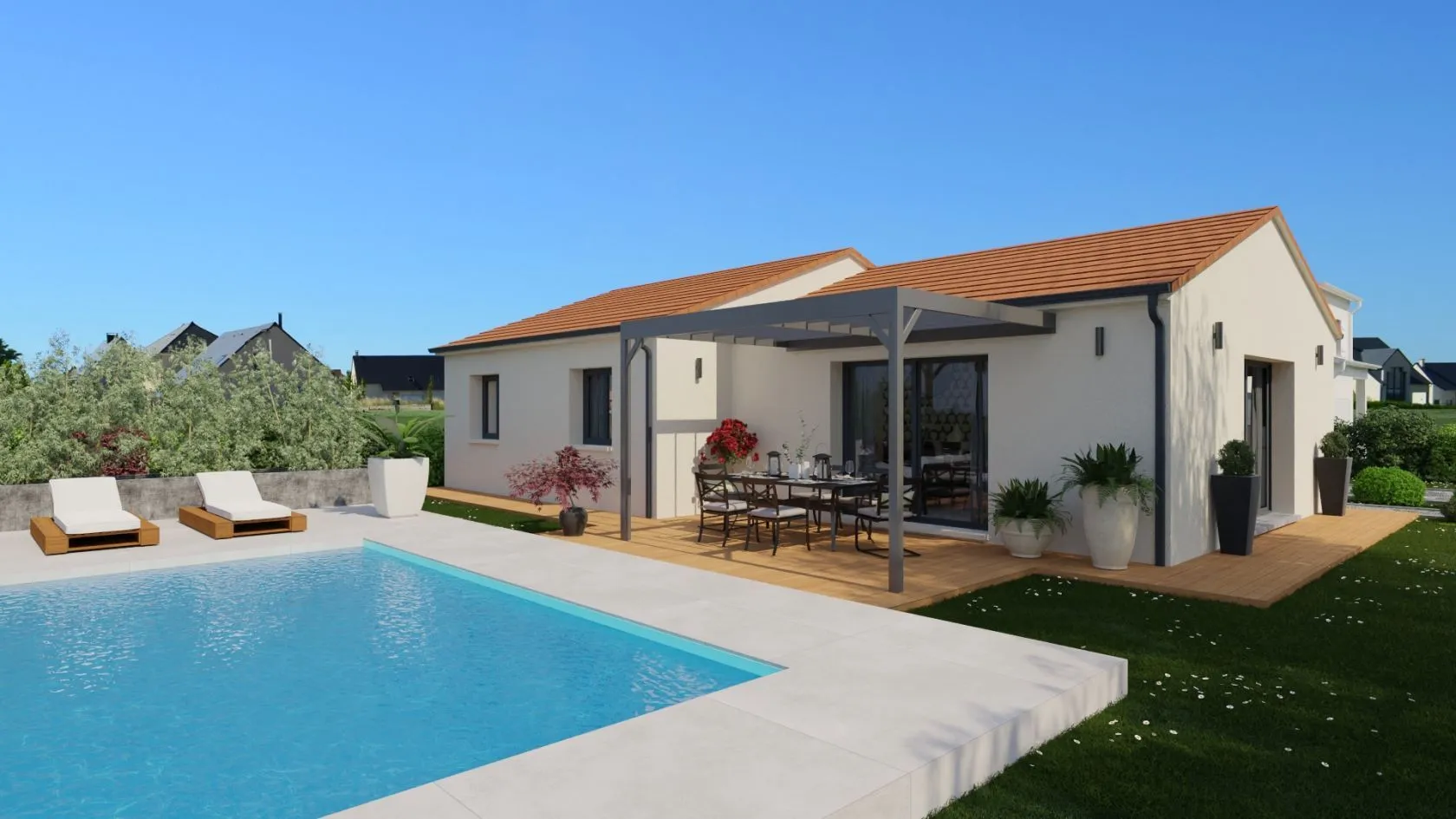 Maison neuve 101 m² à Gueugnon (71130)