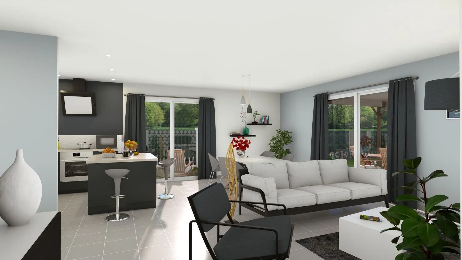 Maison neuve 101 m² à Gueugnon (71130)