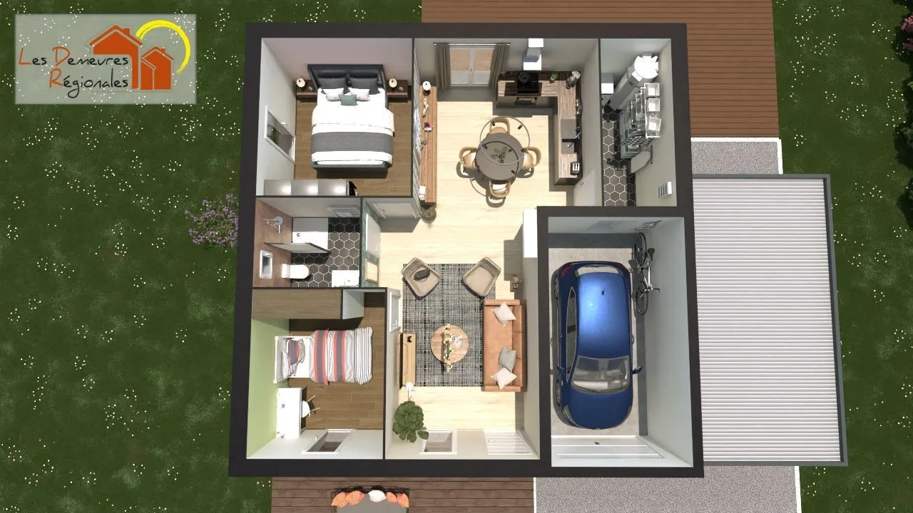 Maison neuve 60 m² à Charolles (71120)
