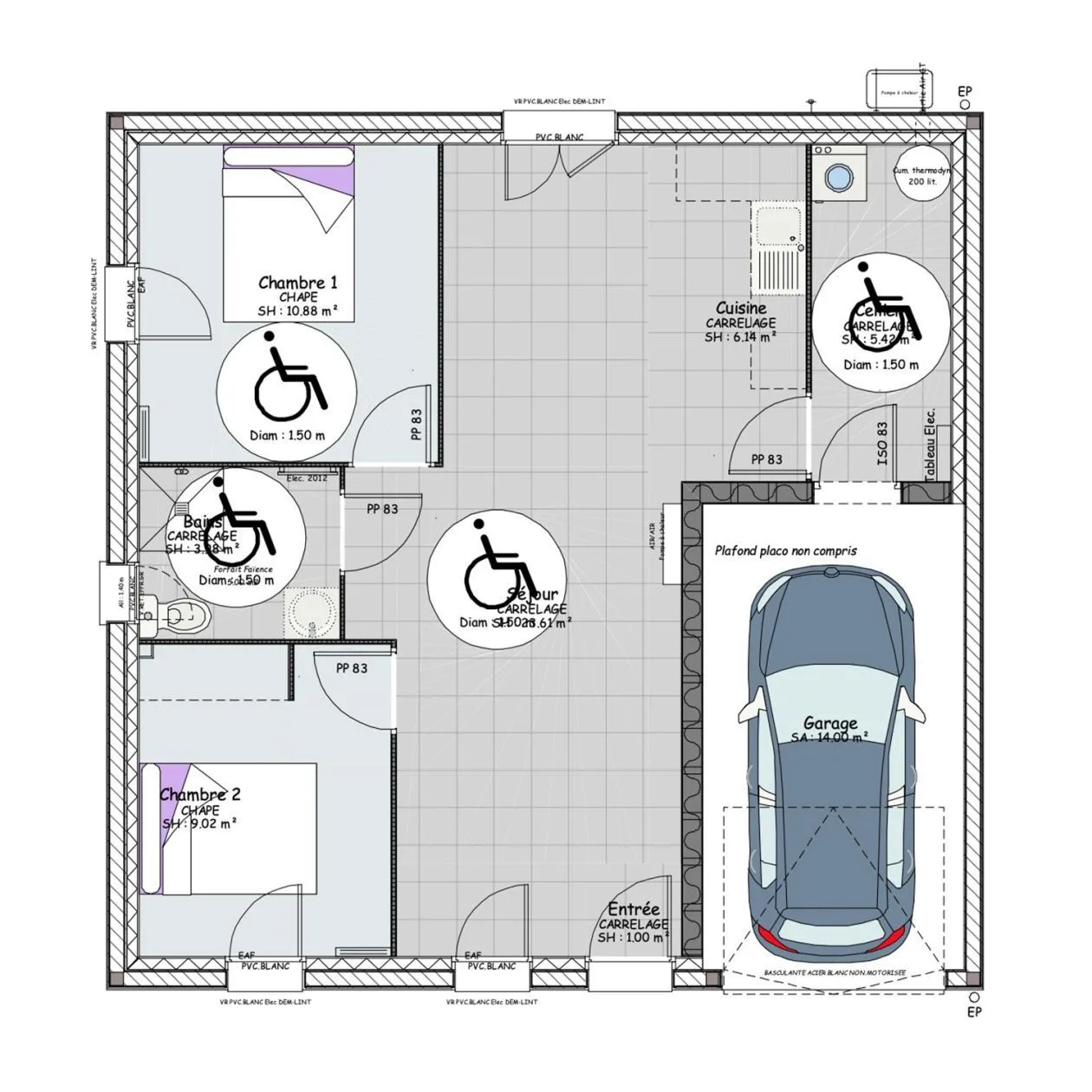 Maison neuve 60 m² à Charolles (71120)