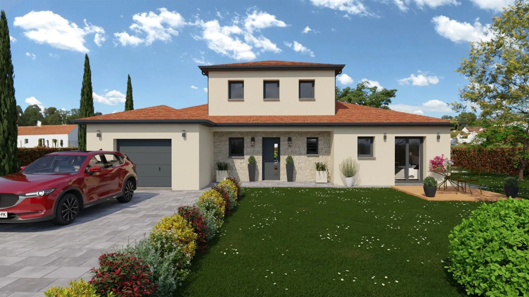Maison neuve à Bage-la-Ville