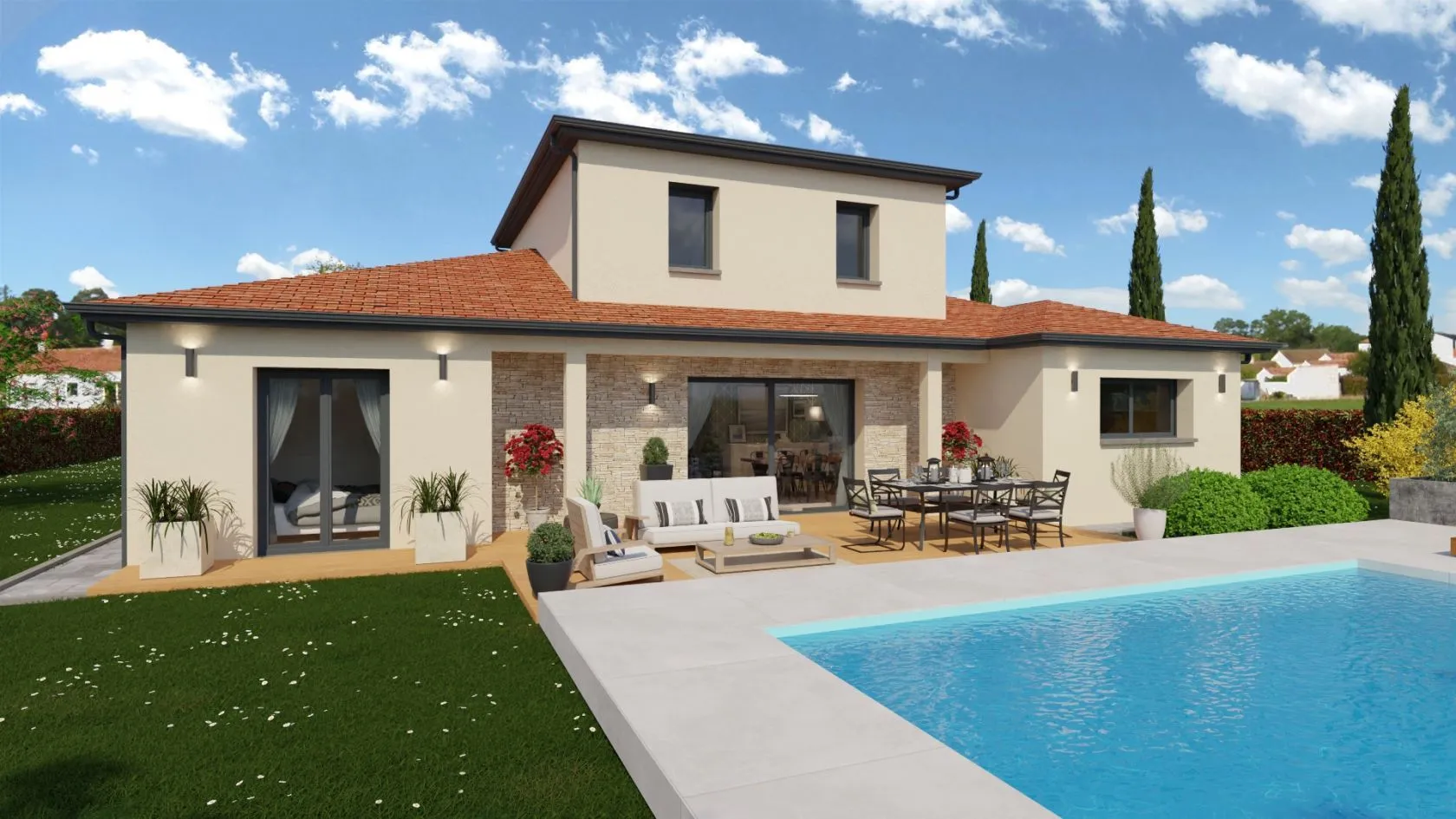 Maison neuve 131 m² à Replonges (01620)