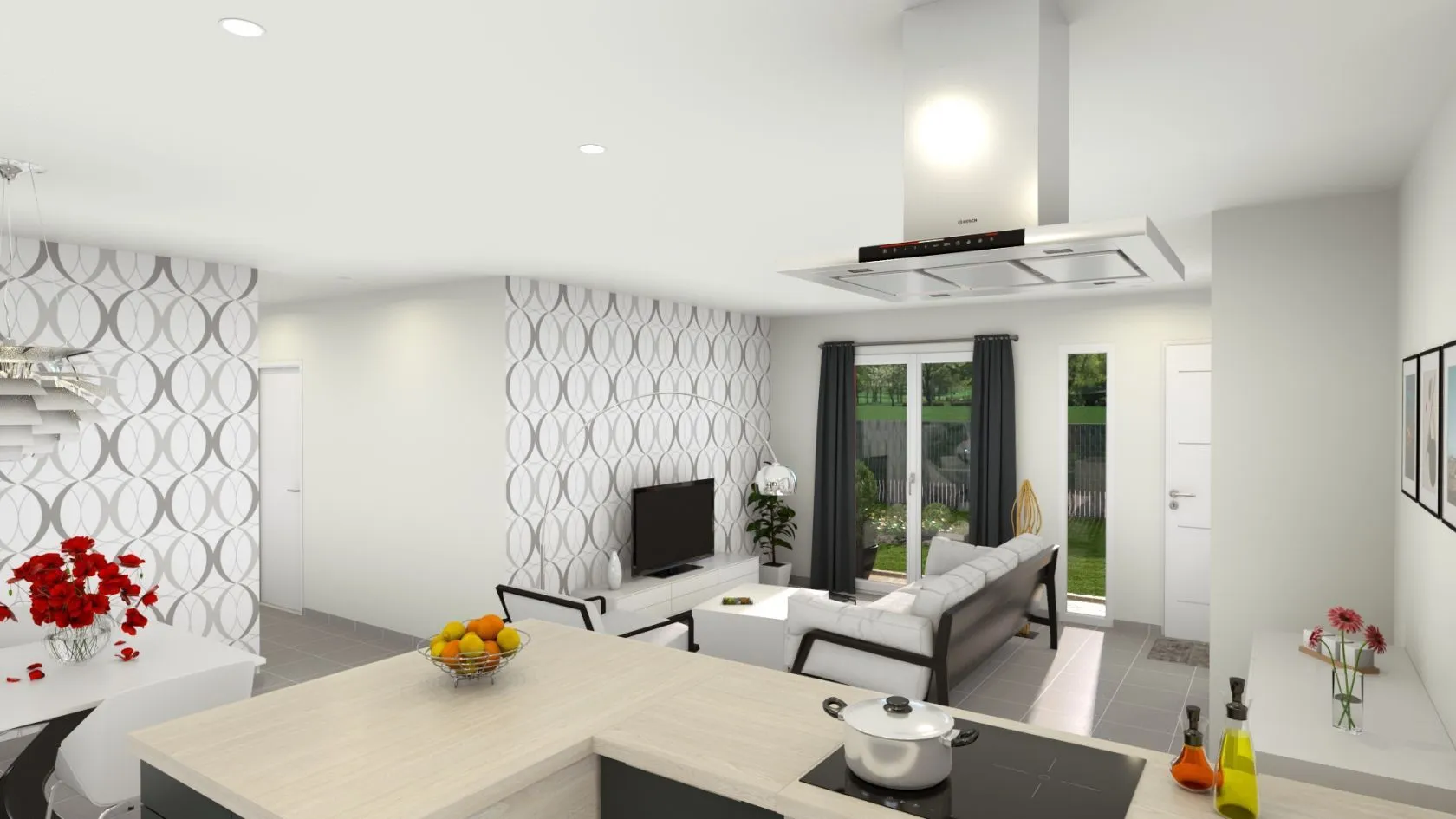 Maison neuve 90 m² à Poisson (71600)