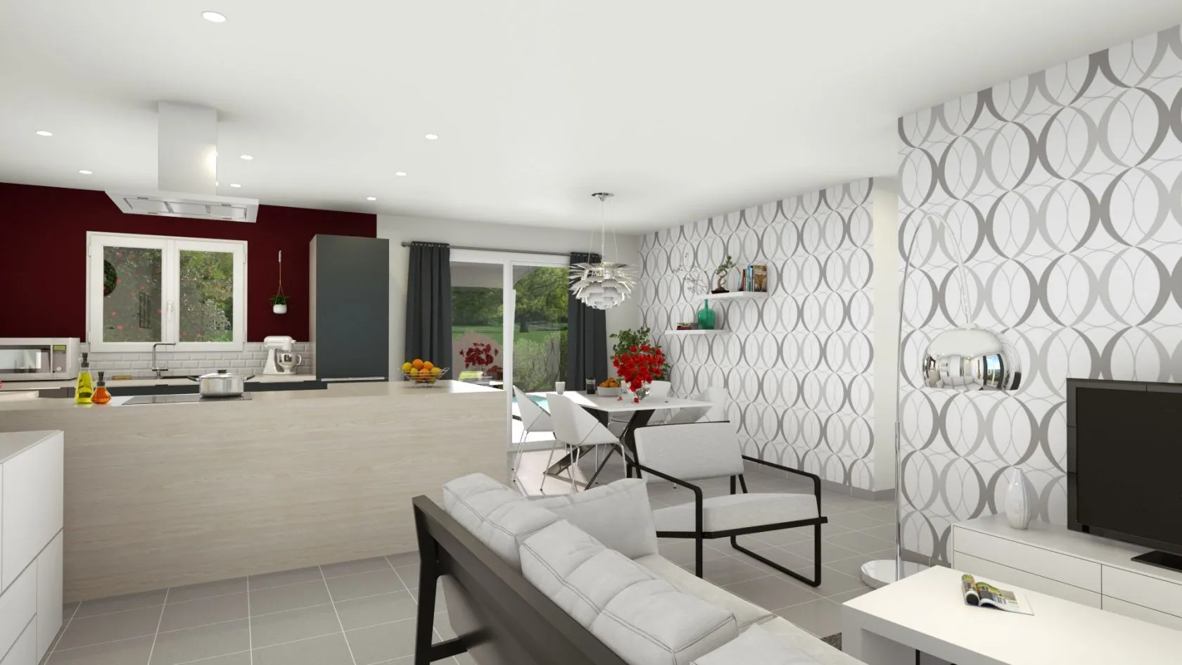 Maison neuve 90 m² à Poisson (71600)
