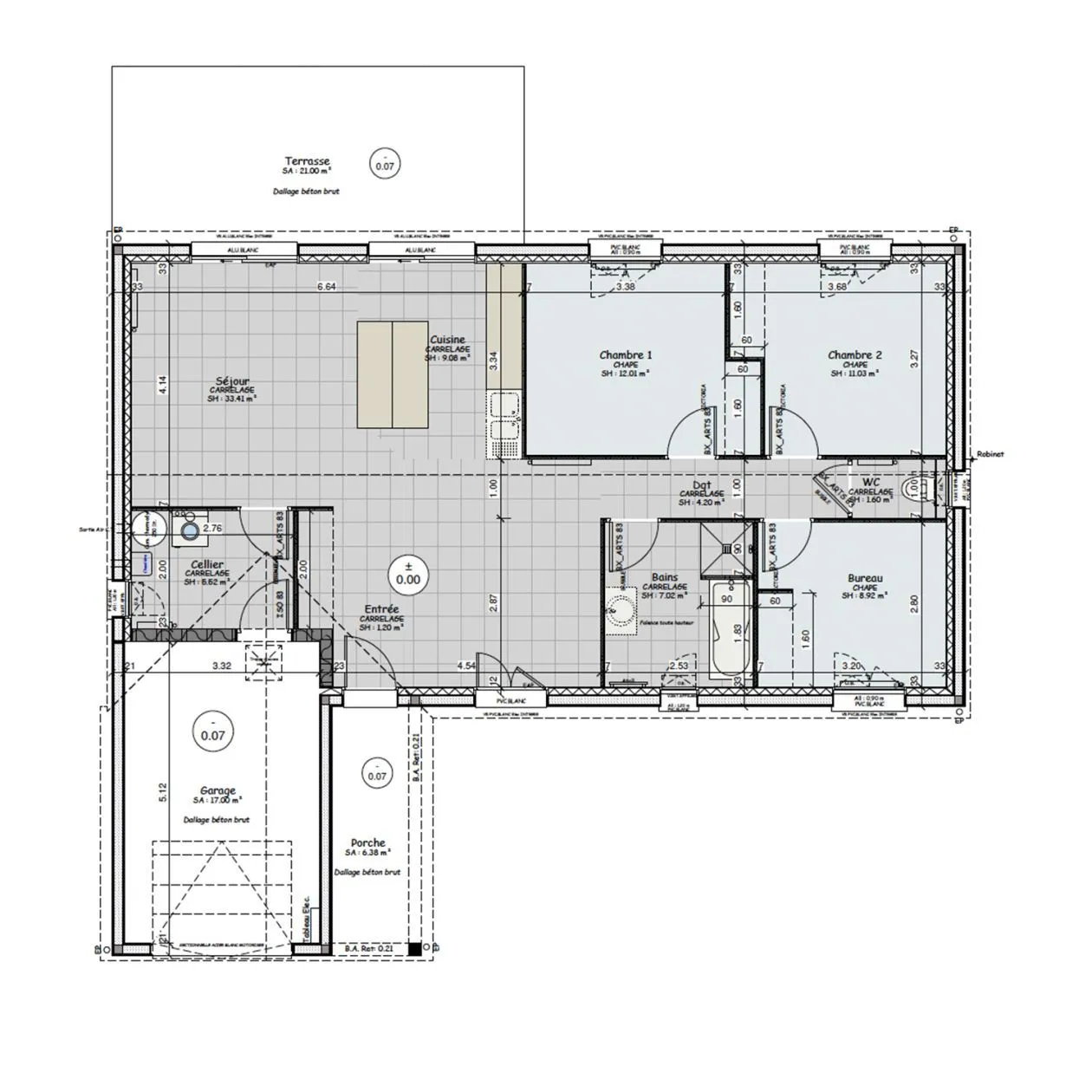 Maison neuve 94 m² à Avermes (03000)