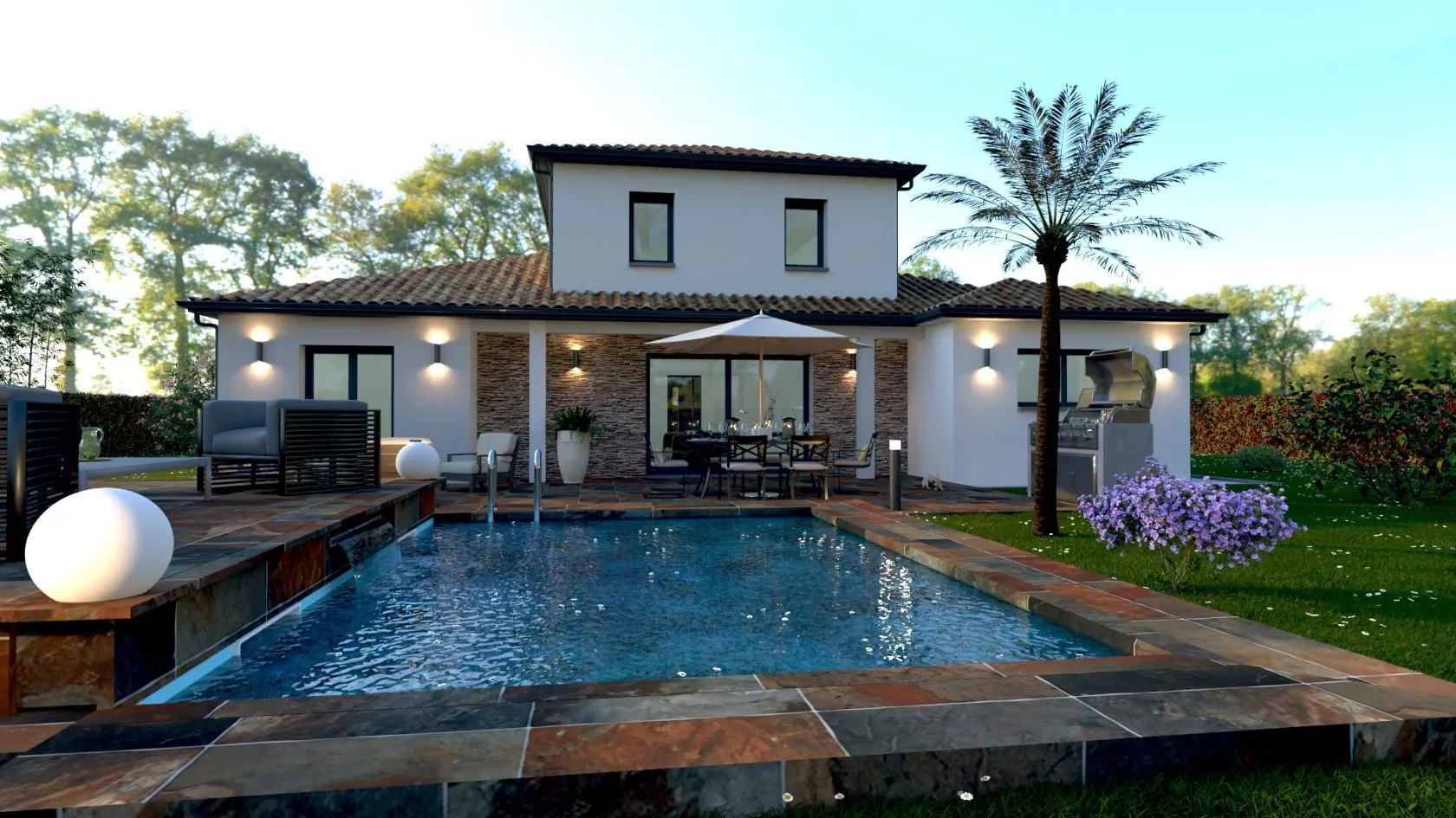 Maison neuve 131 m² à Poisson (71600)