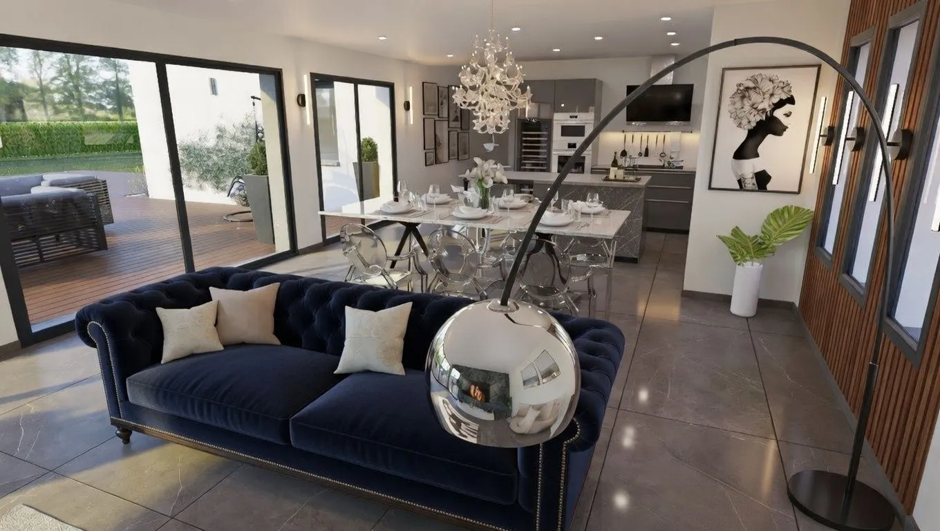 Maison neuve 143 m² à Ozan (01190)