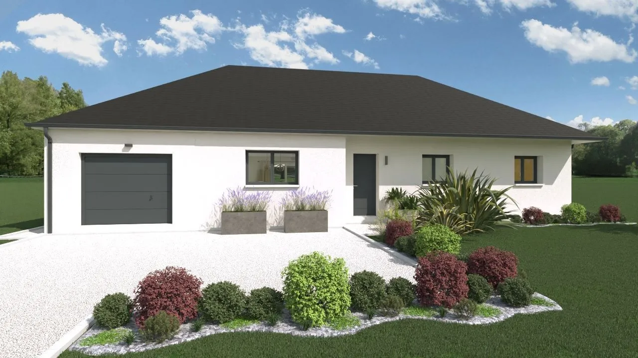 Maison en L — modèle de maison