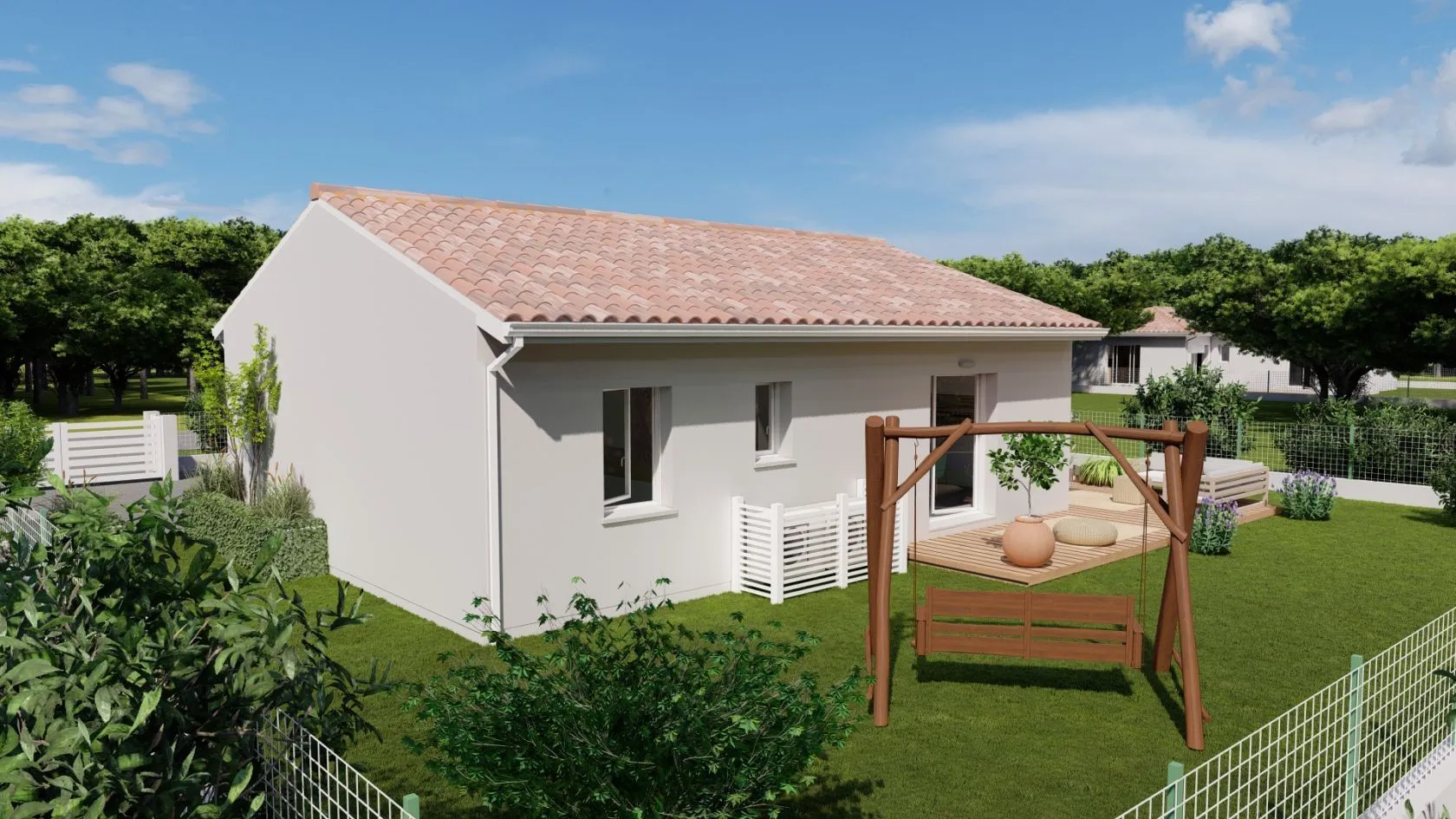 Maison neuve 75 m² à Saint-Pierre-du-Mont (40280)